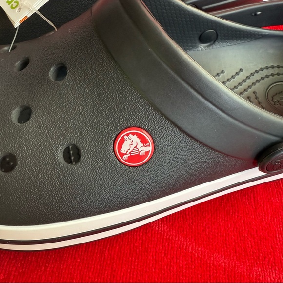 Crocs Crocband Classic Black Clogs. Men Size 9. Women Size 11 Brand New - Picture 10 of 13